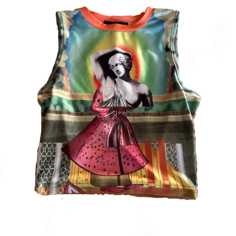 Colorful Graphic Women's Tank Top
